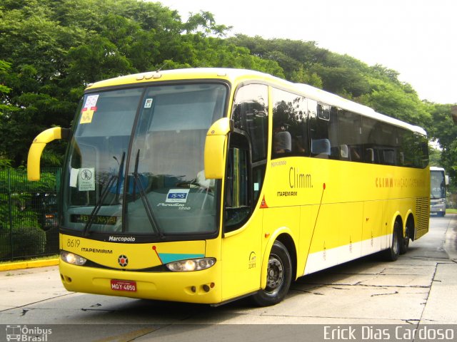 Viação Itapemirim 8619 na cidade de São Paulo, São Paulo, Brasil, por Erick Dias. ID da foto: 3135608.