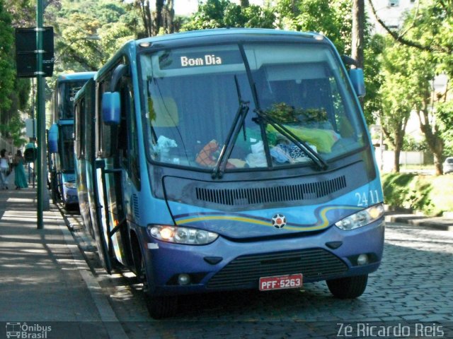 Soares Turismo e Fretamento 2411 na cidade de Petrópolis, Rio de Janeiro, Brasil, por Zé Ricardo Reis. Número da foto: #3136237.