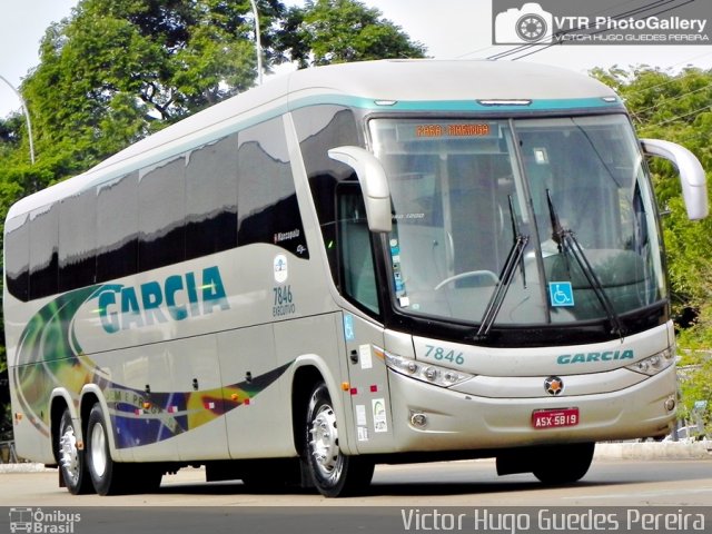 Viação Garcia 7846 na cidade de Maringá, Paraná, Brasil, por Victor Hugo Guedes Pereira. Número da foto: #3136297.