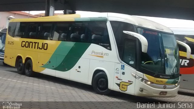 Empresa Gontijo de Transportes 18215 na cidade de Belo Horizonte, Minas Gerais, Brasil, por Daniel Junior Sena. Número da foto: #3137648.