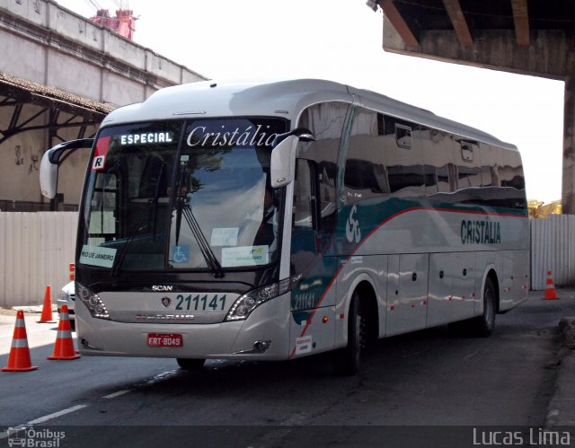 Expresso Cristália 211141 na cidade de Rio de Janeiro, Rio de Janeiro, Brasil, por Lucas Lima. Número da foto: #3139125.
