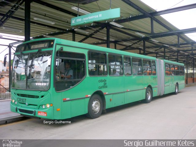 Transporte Coletivo Glória CR107 na cidade de Curitiba, Paraná, Brasil, por Sergio Guilherme Ketes. Número da foto: #3137625.