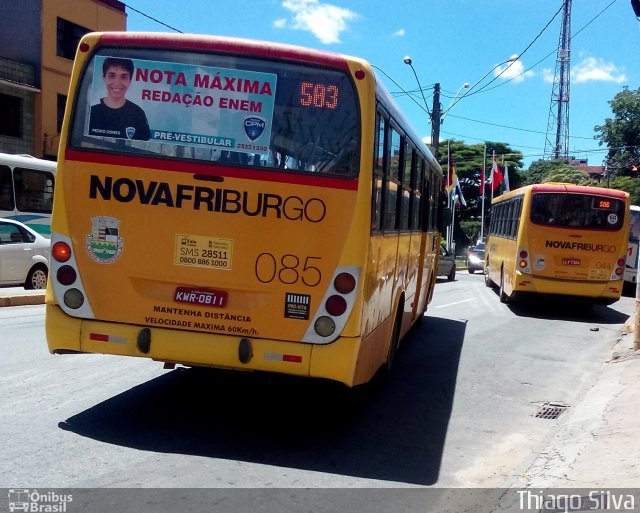 FAOL - Friburgo Auto Ônibus 085 na cidade de Nova Friburgo, Rio de Janeiro, Brasil, por Thiago Silva. ID da foto: 3138651.