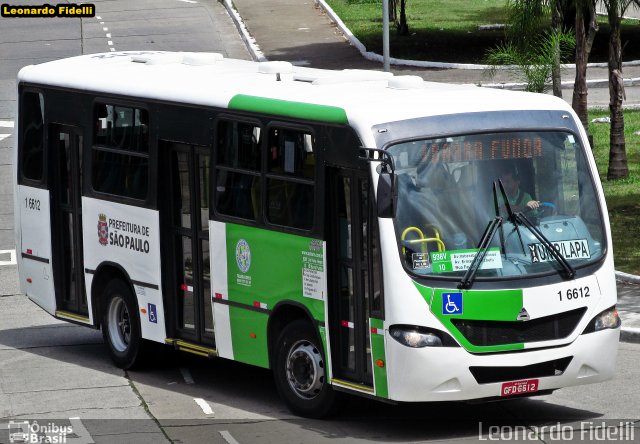 Transcooper > Norte Buss 1 6612 na cidade de São Paulo, São Paulo, Brasil, por Leonardo Fidelli. Número da foto: #3137544.