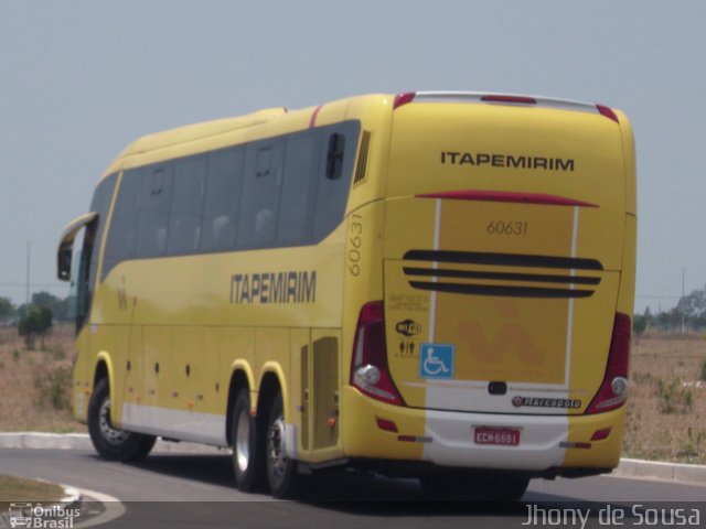 Viação Itapemirim 60631 na cidade de Campos dos Goytacazes, Rio de Janeiro, Brasil, por Jhony de Sousa. Número da foto: #3138735.