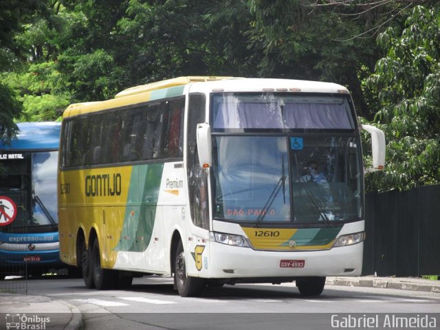 Empresa Gontijo de Transportes 12610 na cidade de São Paulo, São Paulo, Brasil, por Gabriel Almeida. Número da foto: #3138841.