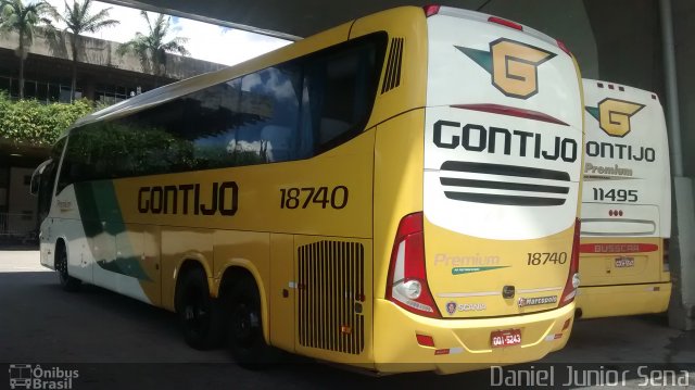 Empresa Gontijo de Transportes 18740 na cidade de Belo Horizonte, Minas Gerais, Brasil, por Daniel Junior Sena. Número da foto: #3137660.
