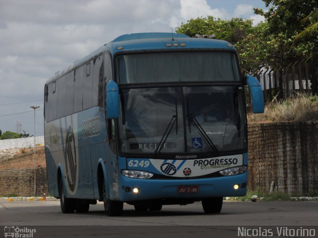Auto Viação Progresso 6249 na cidade de Natal, Rio Grande do Norte, Brasil, por Nícolas Vitorino Lopes. Número da foto: #3138845.