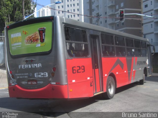 Viação Fervima 629 na cidade de Taboão da Serra, São Paulo, Brasil, por Bruno Santino. Número da foto: #3137837.
