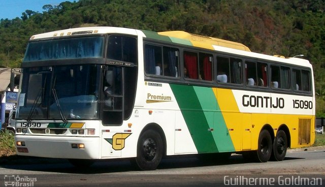 Empresa Gontijo de Transportes 15090 na cidade de Viana, Espírito Santo, Brasil, por Guilherme Goldman. ID da foto: 3141624.