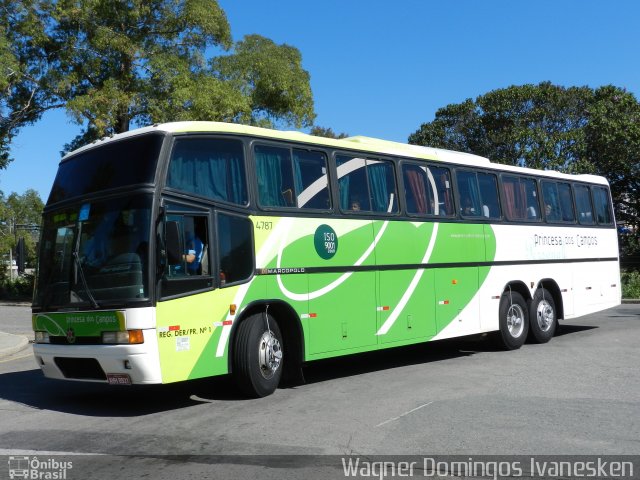 Expresso Princesa dos Campos 4787 na cidade de Curitiba, Paraná, Brasil, por Wagner Domingos Ivanesken. ID da foto: 3140424.