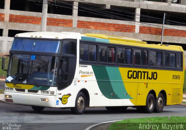 Empresa Gontijo de Transportes 11365 na cidade de Belo Horizonte, Minas Gerais, Brasil, por Andrey Gustavo. ID da foto: 3140897.