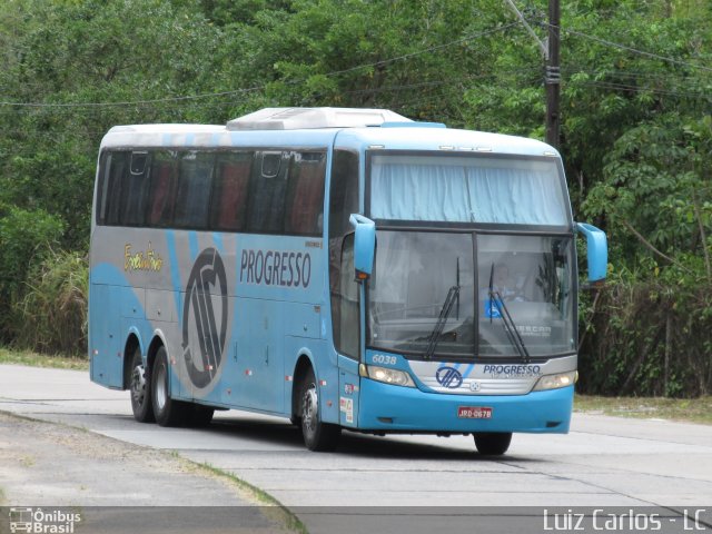 Auto Viação Progresso 6038 na cidade de Recife, Pernambuco, Brasil, por Luiz Carlos de Santana. Número da foto: #3141464.