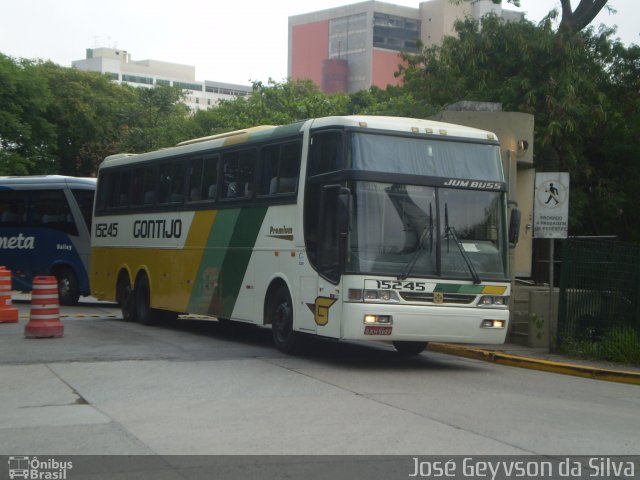 Empresa Gontijo de Transportes 15245 na cidade de São Paulo, São Paulo, Brasil, por José Geyvson da Silva. ID da foto: 3143101.