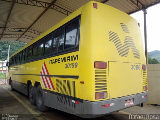Viação Itapemirim 30199 na cidade de Manhuaçu, Minas Gerais, Brasil, por Rafael Rosa. Número da foto: #3143281.
