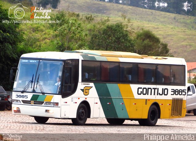 Empresa Gontijo de Transportes 3885 na cidade de João Monlevade, Minas Gerais, Brasil, por Philippe Almeida. ID da foto: 3143822.