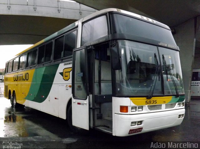 Empresa Gontijo de Transportes 5835 na cidade de Belo Horizonte, Minas Gerais, Brasil, por Adão Raimundo Marcelino. ID da foto: 3144500.