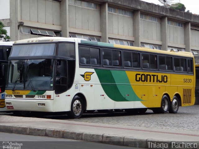 Empresa Gontijo de Transportes 5830 na cidade de Belo Horizonte, Minas Gerais, Brasil, por Thiago  Pacheco. ID da foto: 3142881.