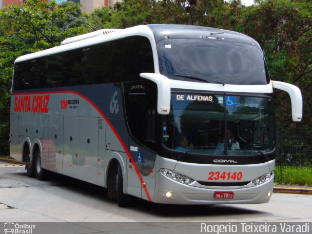 Viação Santa Cruz 234140 na cidade de São Paulo, São Paulo, Brasil, por Rogério Teixeira Varadi. Número da foto: #3144442.
