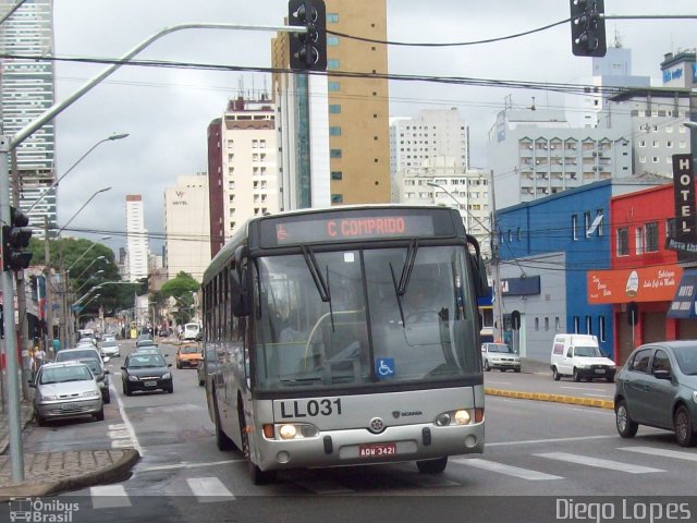 Araucária Transportes Coletivos LL031 na cidade de Curitiba, Paraná, Brasil, por Diego Lopes. ID da foto: 3142543.