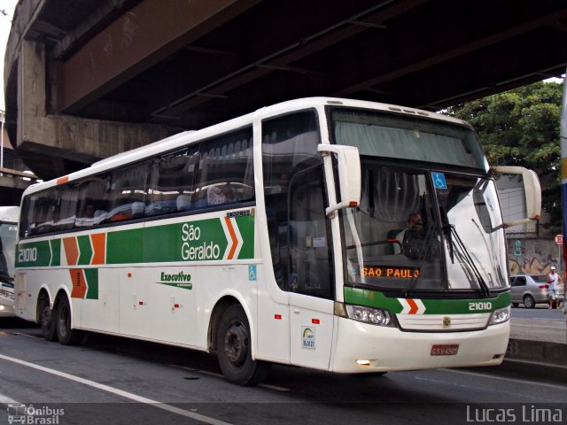 Cia. São Geraldo de Viação 21010 na cidade de Rio de Janeiro, Rio de Janeiro, Brasil, por Lucas Lima. Número da foto: #3144013.