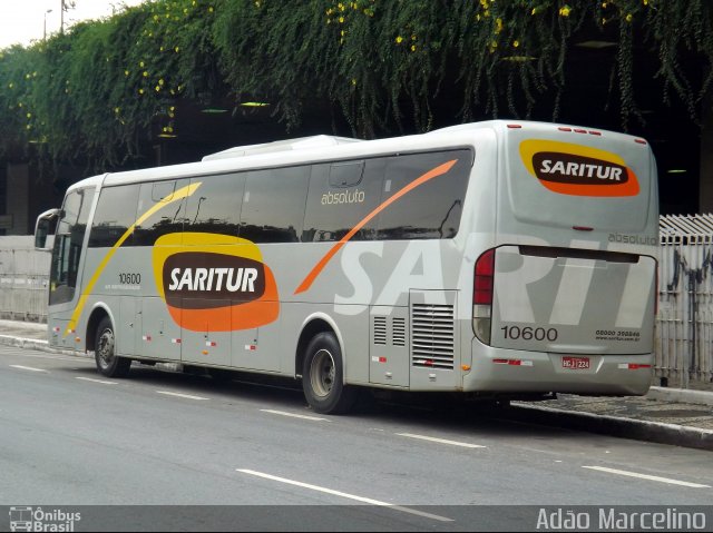 Saritur - Santa Rita Transporte Urbano e Rodoviário 10600 na cidade de Belo Horizonte, Minas Gerais, Brasil, por Adão Raimundo Marcelino. ID da foto: 3147174.