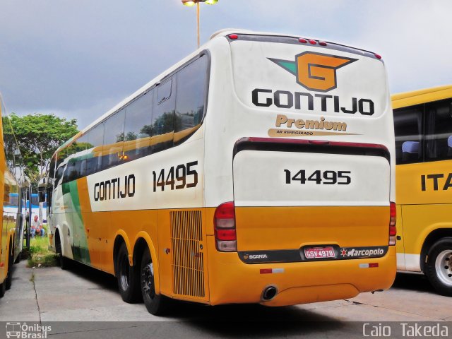 Empresa Gontijo de Transportes 14495 na cidade de São Paulo, São Paulo, Brasil, por Caio  Takeda. Número da foto: #3144748.