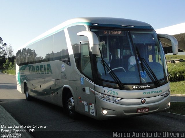 Viação Garcia 7286 na cidade de Ponta Grossa, Paraná, Brasil, por Marco Aurélio de Oliveira. Número da foto: #3144689.
