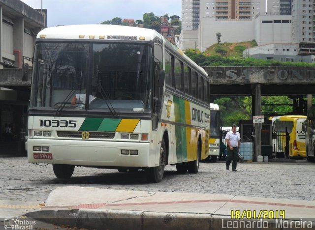 Empresa Gontijo de Transportes 10335 na cidade de Belo Horizonte, Minas Gerais, Brasil, por Leonardo  Moreira. ID da foto: 3145324.