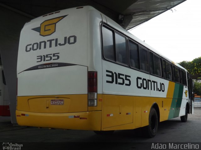 Empresa Gontijo de Transportes 3155 na cidade de Belo Horizonte, Minas Gerais, Brasil, por Adão Raimundo Marcelino. ID da foto: 3147037.