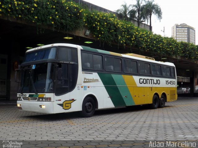 Empresa Gontijo de Transportes 15450 na cidade de Belo Horizonte, Minas Gerais, Brasil, por Adão Raimundo Marcelino. ID da foto: 3147057.