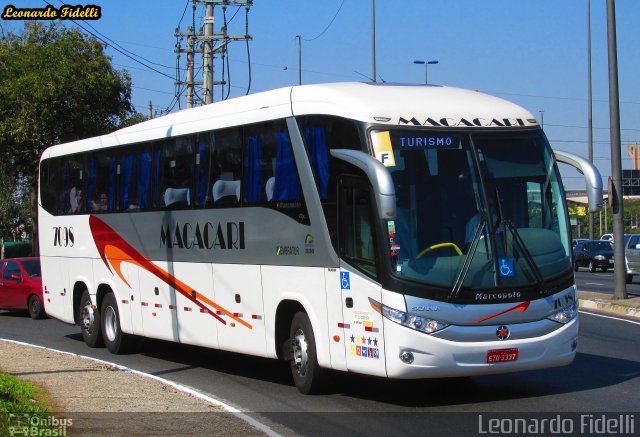 Auto Ônibus Macacari 7098 na cidade de São Paulo, São Paulo, Brasil, por Leonardo Fidelli. Número da foto: #3145718.