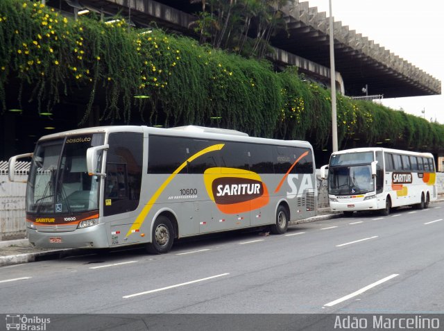 Saritur - Santa Rita Transporte Urbano e Rodoviário 10600 na cidade de Belo Horizonte, Minas Gerais, Brasil, por Adão Raimundo Marcelino. ID da foto: 3147161.