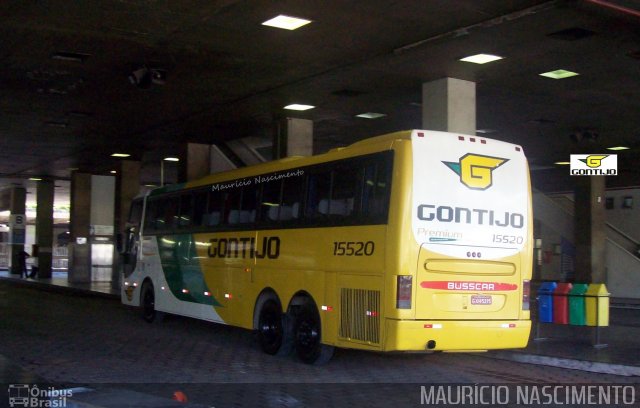 Empresa Gontijo de Transportes 15520 na cidade de Belo Horizonte, Minas Gerais, Brasil, por Maurício Nascimento. ID da foto: 3146785.