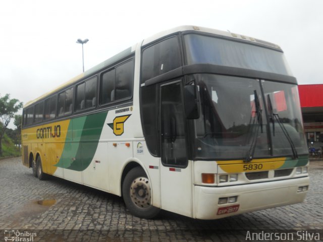 Empresa Gontijo de Transportes 5830 na cidade de João Monlevade, Minas Gerais, Brasil, por Anderson Silva. ID da foto: 3148293.