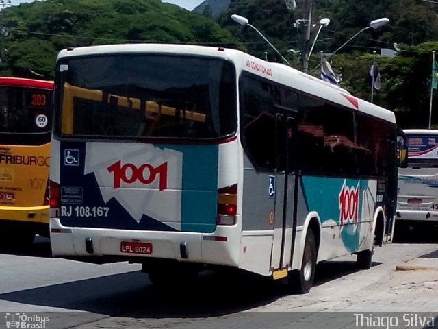 Auto Viação 1001 RJ 108.167 na cidade de Nova Friburgo, Rio de Janeiro, Brasil, por Thiago Silva. Número da foto: #3148202.