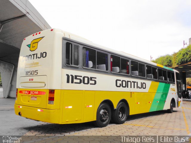 Empresa Gontijo de Transportes 11505 na cidade de Belo Horizonte, Minas Gerais, Brasil, por Thiago  Reis. Número da foto: #3148029.