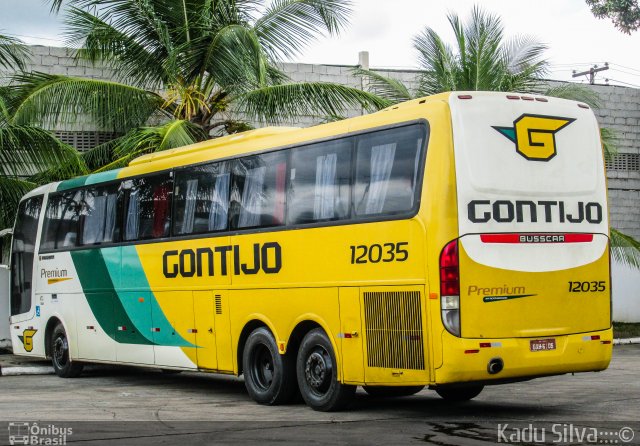 Empresa Gontijo de Transportes 12035 na cidade de Recife, Pernambuco, Brasil, por Carlos Eduardo. ID da foto: 3149334.