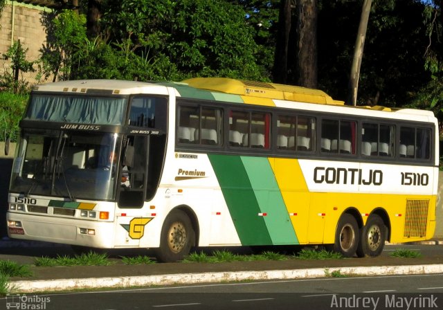 Empresa Gontijo de Transportes 15110 na cidade de Belo Horizonte, Minas Gerais, Brasil, por Andrey Gustavo. ID da foto: 3149991.