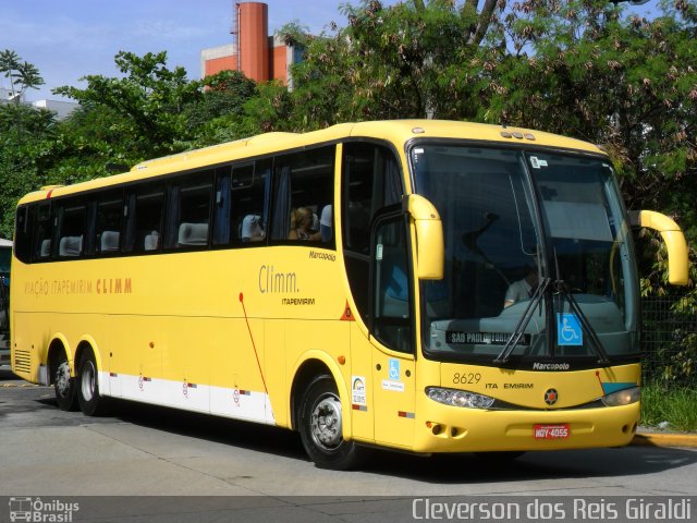 Viação Itapemirim 8629 na cidade de São Paulo, São Paulo, Brasil, por Cleverson dos Reis Giraldi. ID da foto: 3149601.