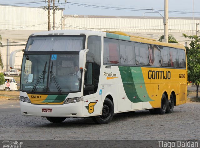 Empresa Gontijo de Transportes 12100 na cidade de Viana, Espírito Santo, Brasil, por Tiago Baldan. ID da foto: 3149849.