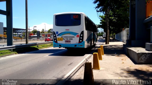 Auto Viação Vera Cruz - Belford Roxo RJ 112.266 na cidade de Rio de Janeiro, Rio de Janeiro, Brasil, por Paulo Vitor Lima. Número da foto: #3151017.