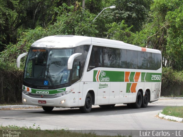 Cia. São Geraldo de Viação 21560 na cidade de Recife, Pernambuco, Brasil, por Luiz Carlos de Santana. Número da foto: #3152150.