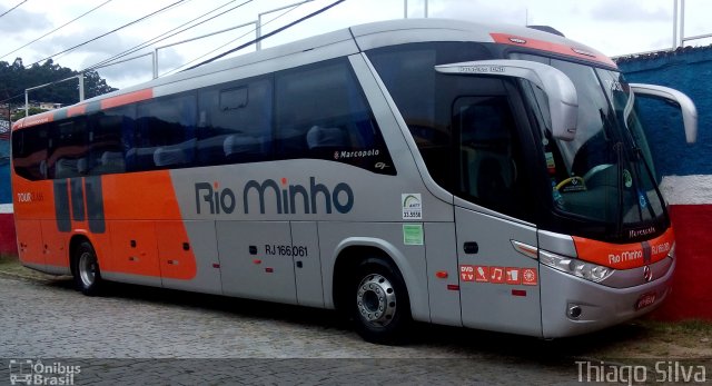 Transturismo Rio Minho RJ 166.061 na cidade de Nova Friburgo, Rio de Janeiro, Brasil, por Thiago Silva. Número da foto: #3151048.