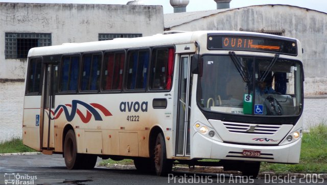 AVOA - Auto Viação Ourinhos Assis 41222 na cidade de Ourinhos, São Paulo, Brasil, por Cristiano Soares da Silva. ID da foto: 3152002.