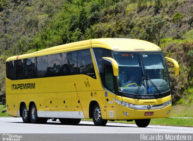 Viação Itapemirim 60825 na cidade de Petrópolis, Rio de Janeiro, Brasil, por Ricardo Silva Monteiro. Número da foto: #3152535.