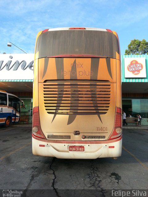 UTIL - União Transporte Interestadual de Luxo 11401 na cidade de Caetanópolis, Minas Gerais, Brasil, por Katia Falcão. Número da foto: #3150543.