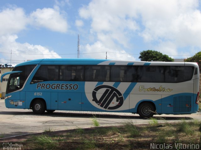Auto Viação Progresso 6152 na cidade de Natal, Rio Grande do Norte, Brasil, por Nícolas Vitorino Lopes. Número da foto: #3151524.