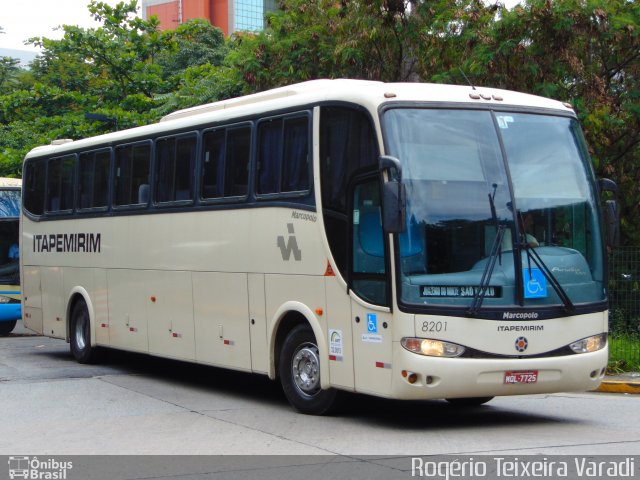 Viação Itapemirim 8201 na cidade de São Paulo, São Paulo, Brasil, por Rogério Teixeira Varadi. Número da foto: #3151591.