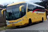 Ouro de Minas Transportes e Turismo 1304 na cidade de Nova Friburgo, Rio de Janeiro, Brasil, por Thiago Silva. Número da foto: #:id.